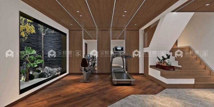 440平滇池one新中式风格-空间效果图