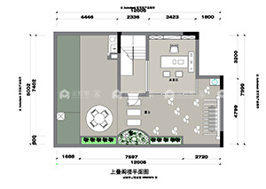 330平碧水湾玉园新中式风格-平面布置图