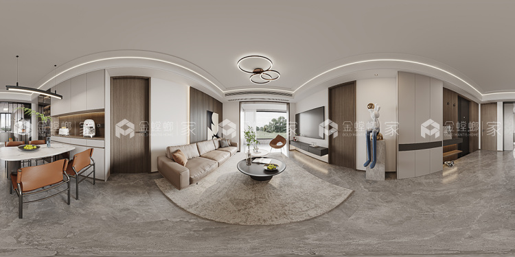 142平时代天荟现代风格-期待中的家-'全景图封面图'