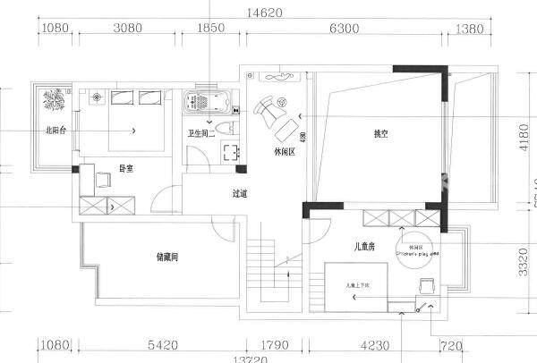 200平现代美墅现代-平面布置图