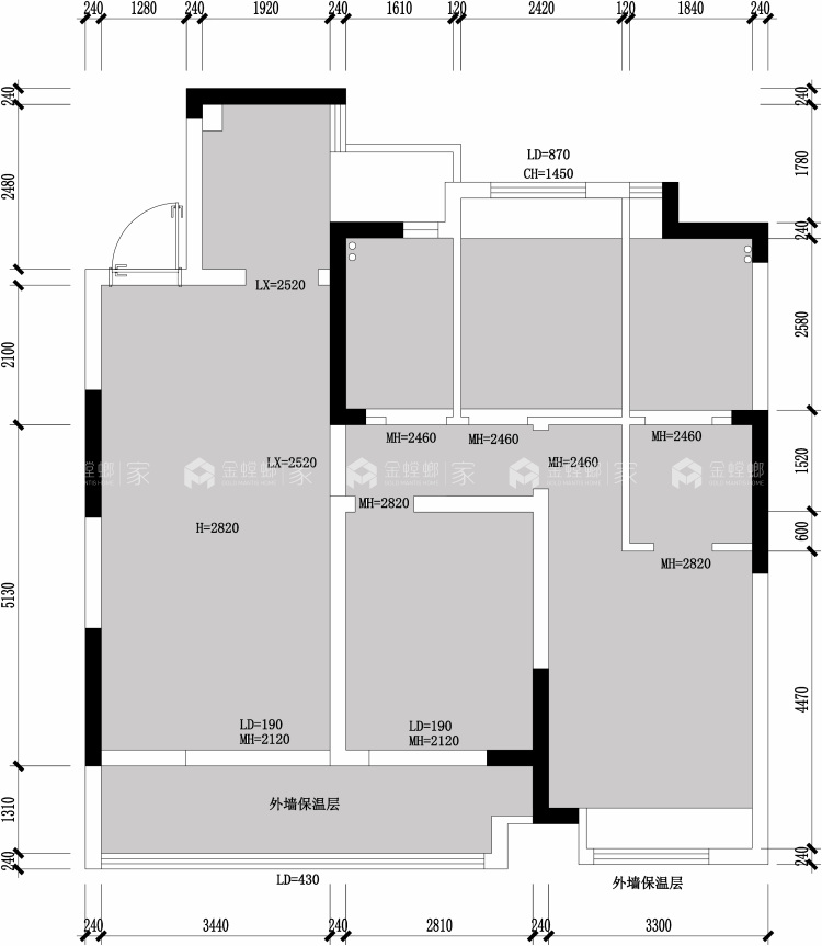 115平现代风格石榴江南府-业主需求