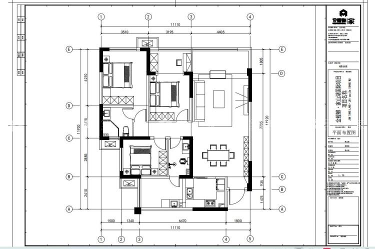 121平山湖国际现代极简-平面布置图
