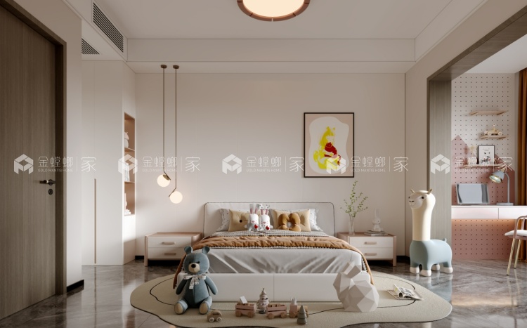 230平幸福里别墅现代风格-儿童房