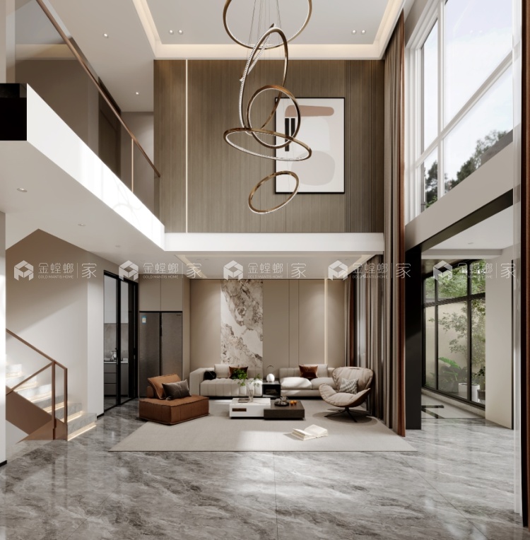 230平幸福里别墅现代风格-餐厅效果图及设计说明