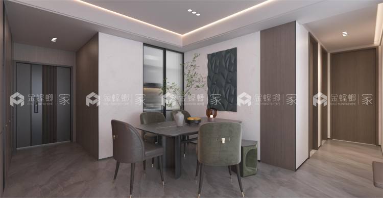 116平景秀峨眉现代风格-空间效果图