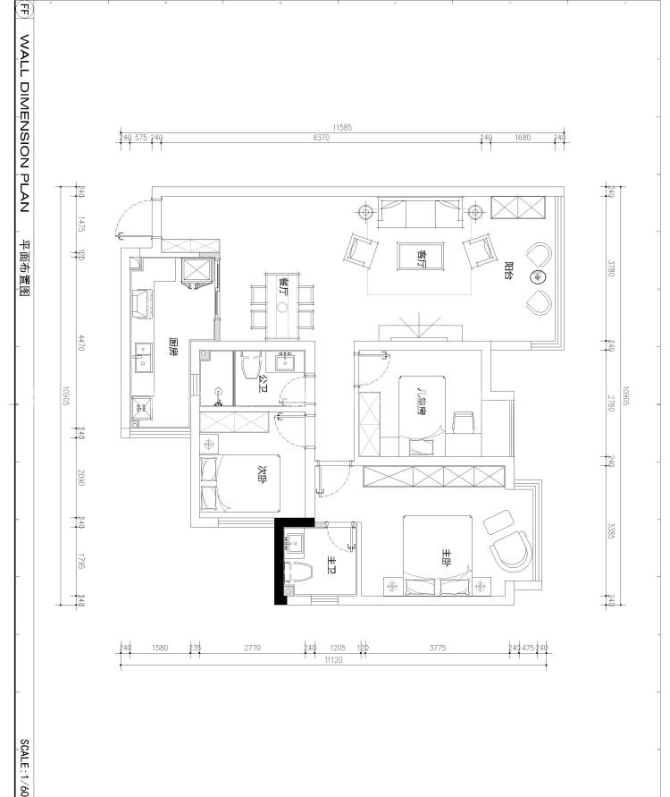 103平芳华里现代风-平面设计图及设计说明