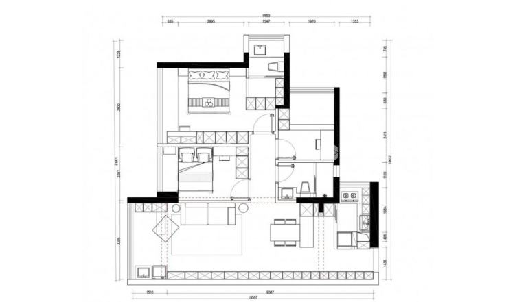 115南都新城现代简约-平面布置图