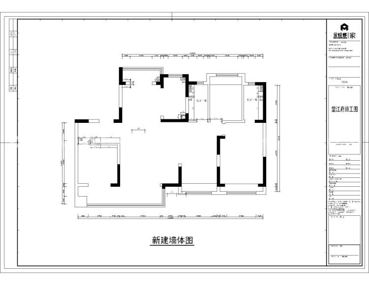 140平望江府意式轻奢风格-平面布置图