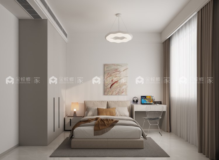 现代简约 130  正商城-餐厅效果图及设计说明