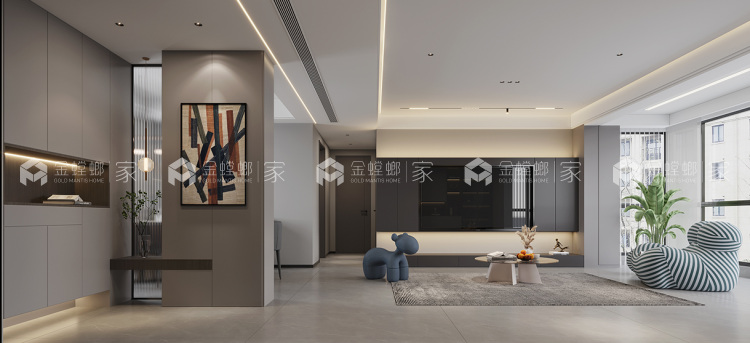 140平 尊域雅苑  现代简约-'全景图封面图'