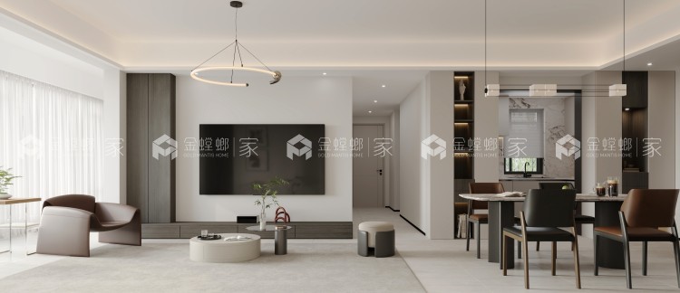 公园城市126现代简约-空间效果图