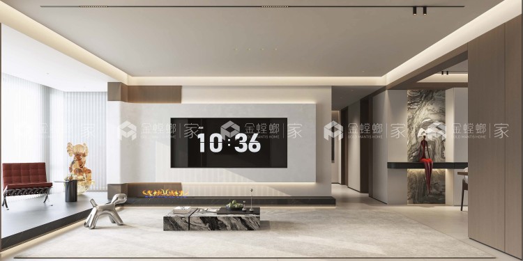 嘉业城市花园现代简约作品-空间效果图