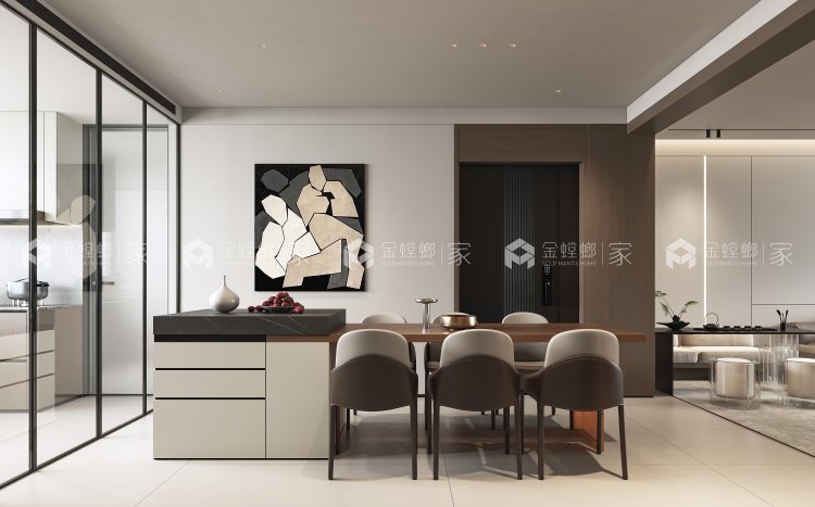 嘉业城市花园现代简约作品-空间效果图