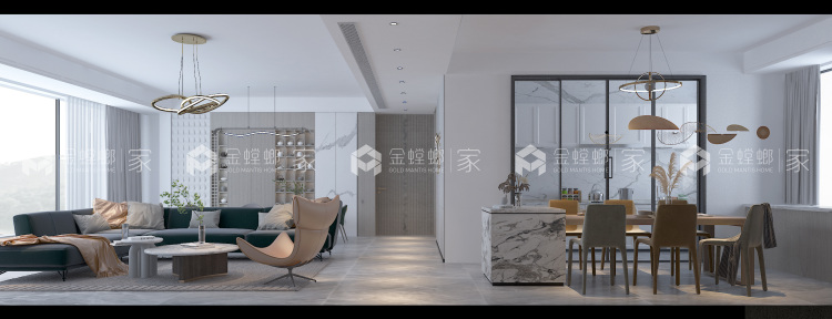 洛芮斯(经典与现代的交融)-空间效果图