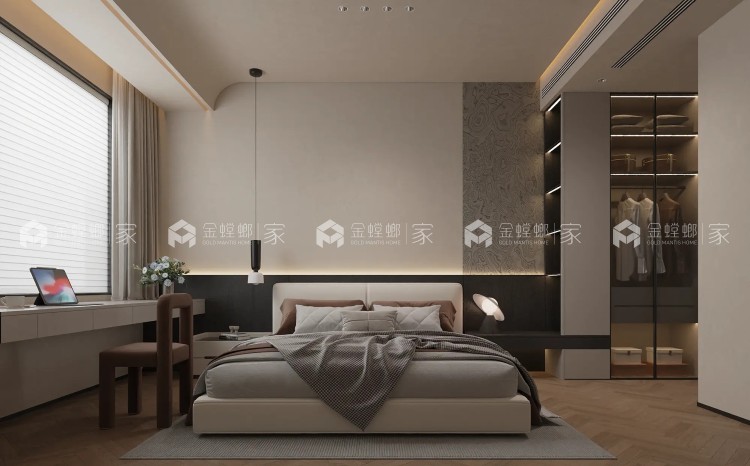 雅居乐意式轻奢大平层-空间效果图
