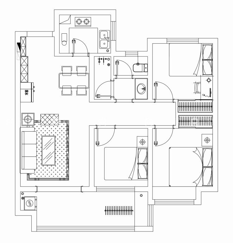 建业天玺-平面布置图