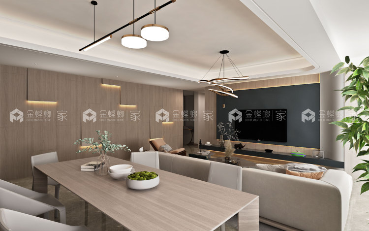 怎么不算简约呢-空间效果图