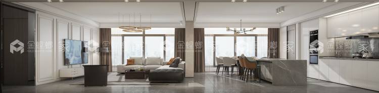 空间美学与质感的融合呈现-空间效果图
