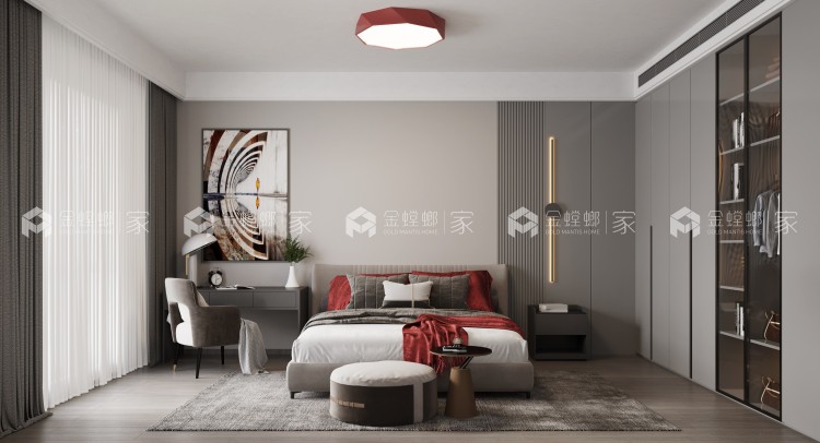 340㎡新中式轻奢府邸 | 古今交融,雕琢雅奢生活范本-空间效果图
