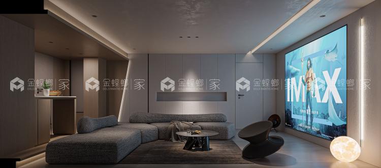 220m²现代风住宅设计-空间效果图