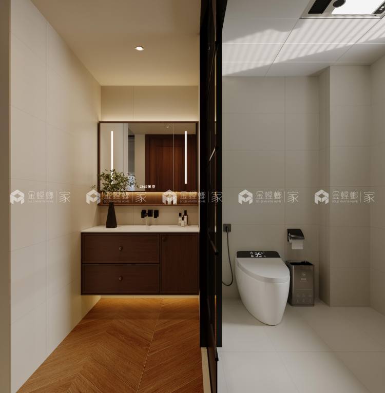 129中建元熙府中古风格-空间效果图