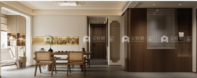 89平永威西郡新中式风格-空间效果图
