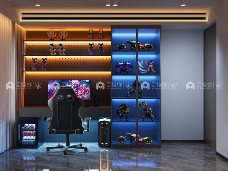 紫云府148㎡现代轻奢-空间效果图
