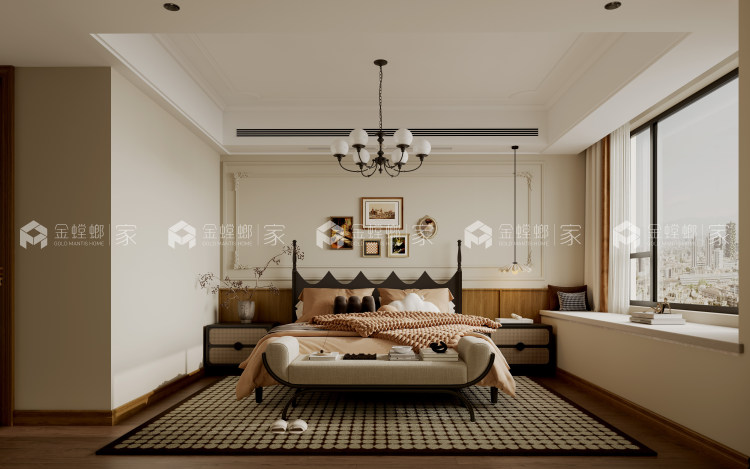 147平诺德国礼法式中古风格-空间效果图