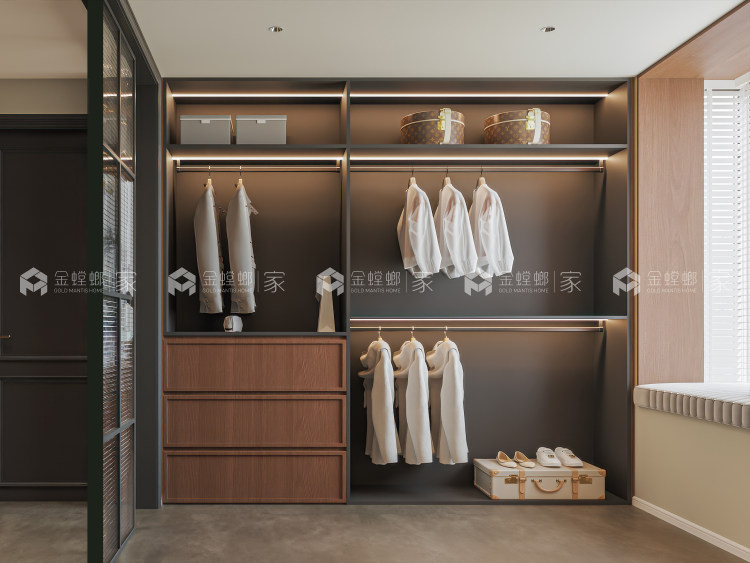 泰禾金尊府170㎡法式复古风-空间效果图