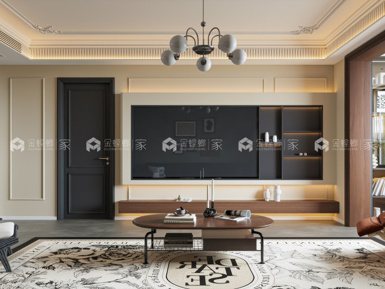 泰禾金尊府170㎡法式复古风-平面布置图