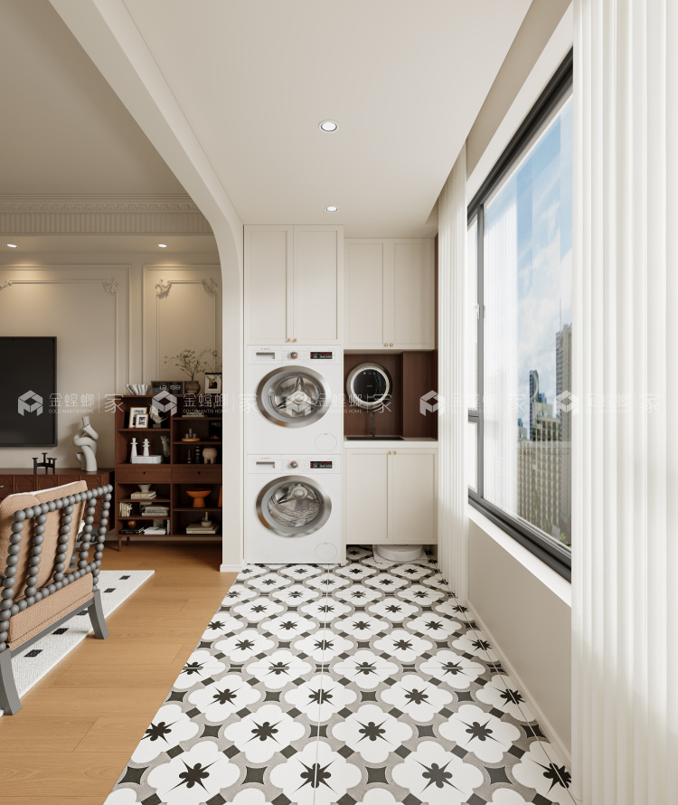 116平七里香都轻法中古风-空间效果图