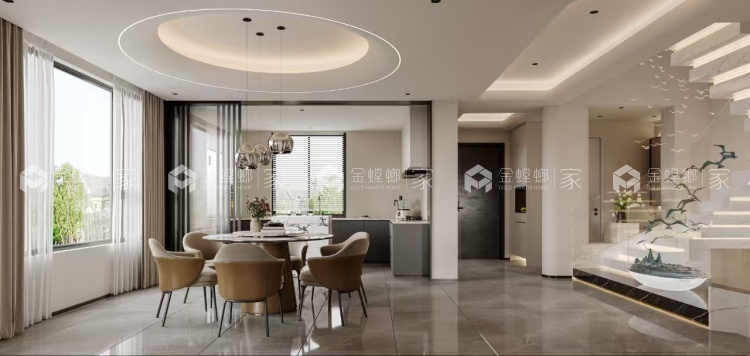 800平万兴庄园现代意式风-空间效果图