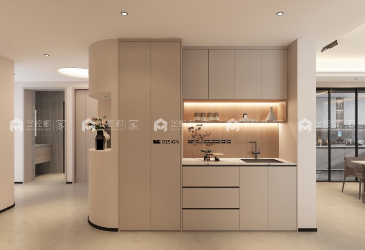 180平香湖印月现代风格-平面布置图