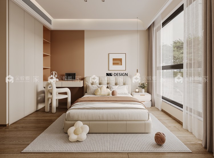 180平香湖印月现代风格-空间效果图