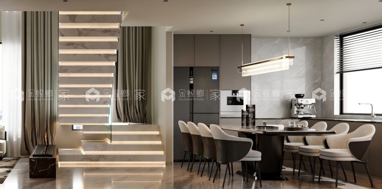 330平观澜豪庭意式轻奢-空间效果图