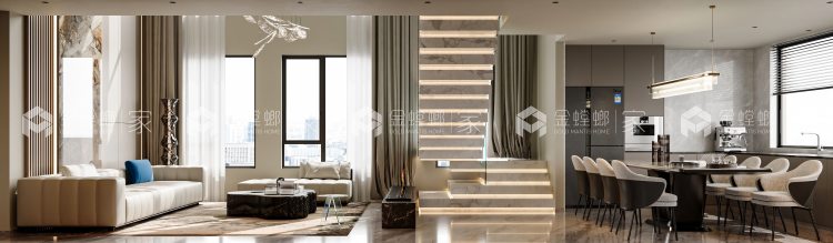 330平观澜豪庭意式轻奢-空间效果图