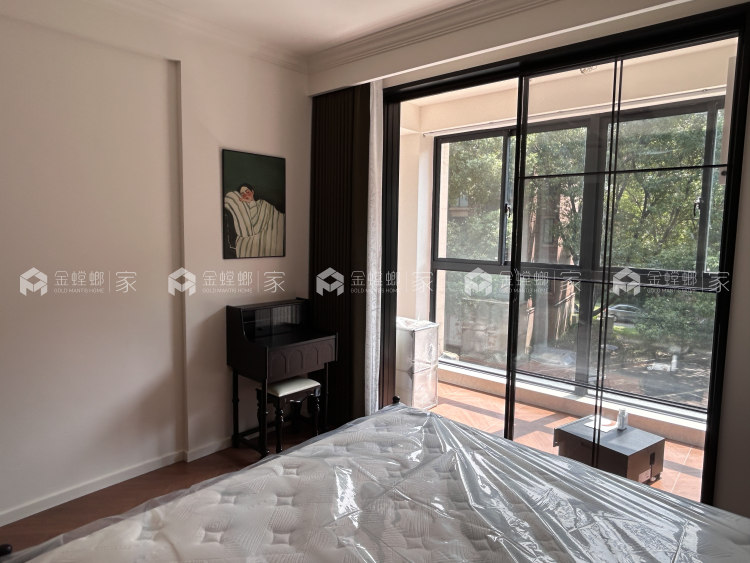 90平清水湾现代中古风格-空间效果图