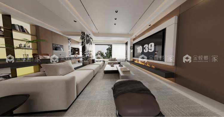 150㎡华越府意式轻奢风-平面布置图