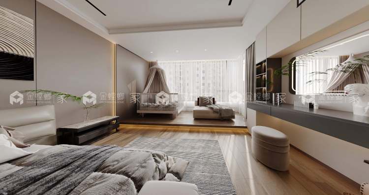 330㎡群贤府意式轻奢-空间效果图