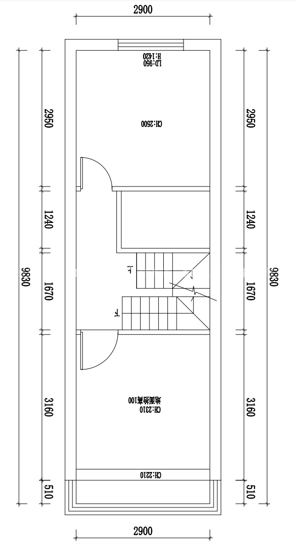 100平山塘街名宅侘寂中式风格-业主需求&原始结构图