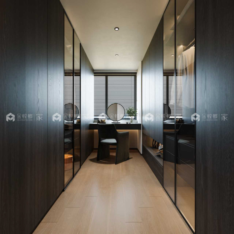 160平湖滨一号意式风格-空间效果图