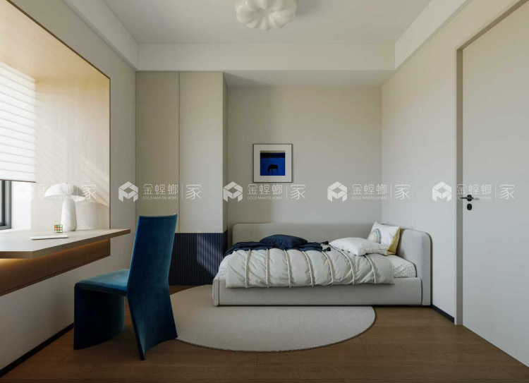 160平湖滨一号意式风格-空间效果图