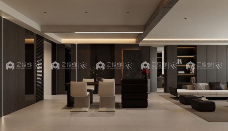 180平凯旋名筑现代意式风格-空间效果图