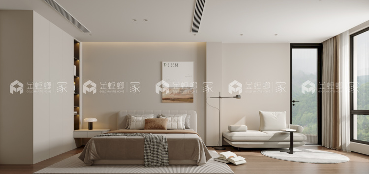 450平阿卡迪亚现代简约风格-空间效果图