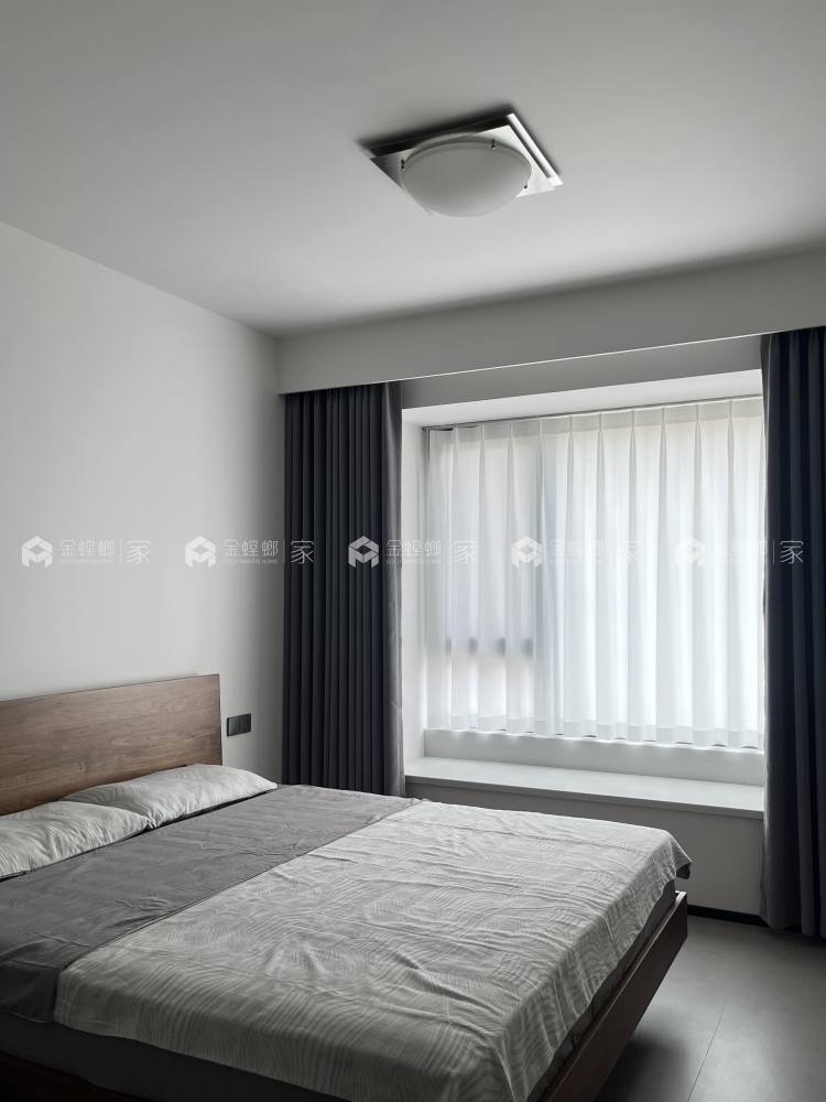 143平极简通透阳光四口之家-空间效果图