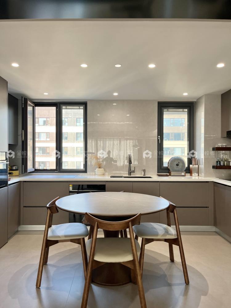 143平极简通透阳光四口之家-空间效果图