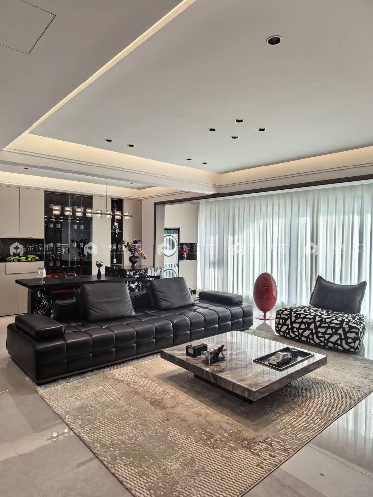 意式轻奢大平层｜高级质感，演绎精致生活-空间效果图