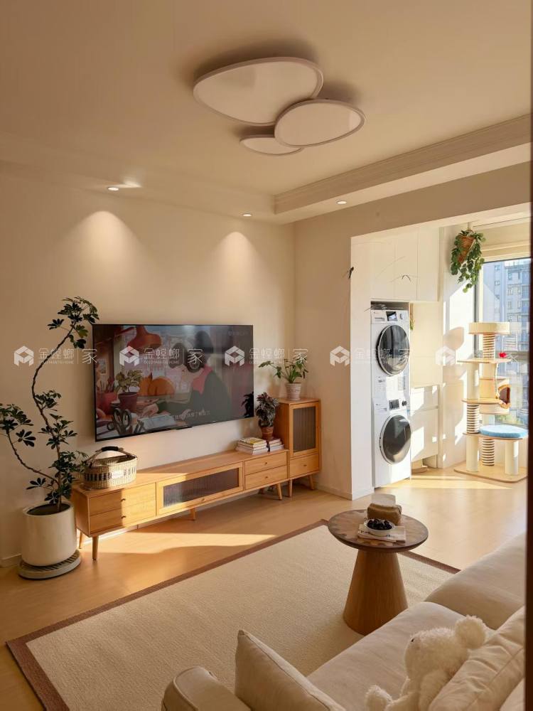 丰县小户型原木北欧风｜简约舒适，实用与颜值并存-空间效果图