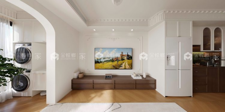 102㎡大越城中古风-空间效果图